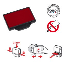 Tampone di ricambio E/20 rosso Colop | Ecotempo