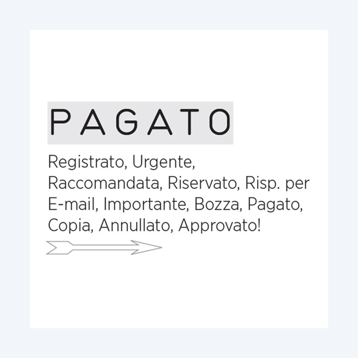 Timbro Mini Info S120/W Polinomio 12 — 38125 | Ecotempo