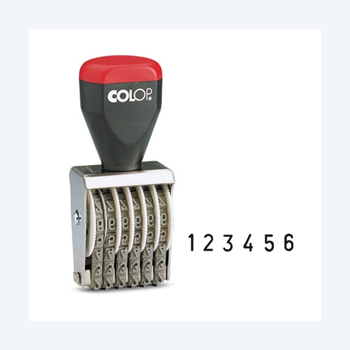 Timbro 04006 Numeratore 6 colonne 4 mm Colop | Ecotempo