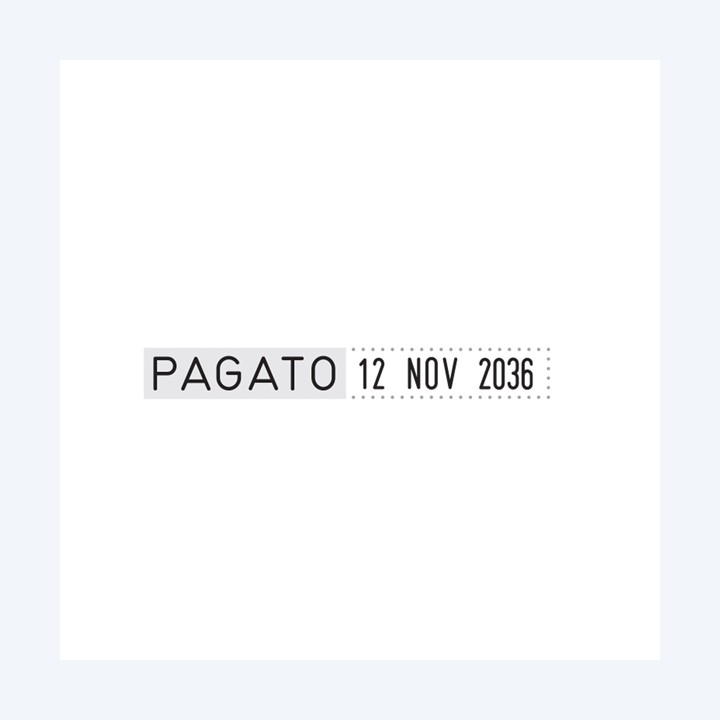 Timbro 04000/WD datario + Polinomio 12 — 38138 | Ecotempo