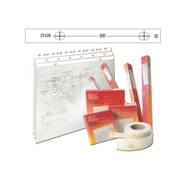 Banda appendi disegni 55 mm x 50 m PVC — 39037 | Ecotempo