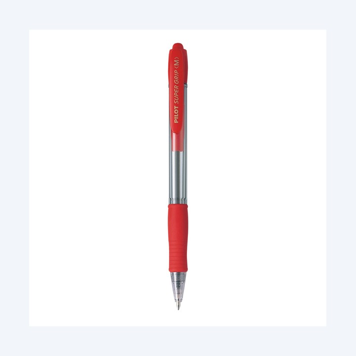 Penna a sfera a scatto Supergrip punta — 39397 | Ecotempo