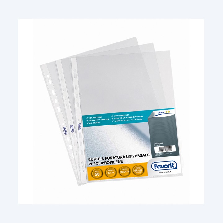 Buste forate Special PP Linear buccia — 39408 | Ecotempo