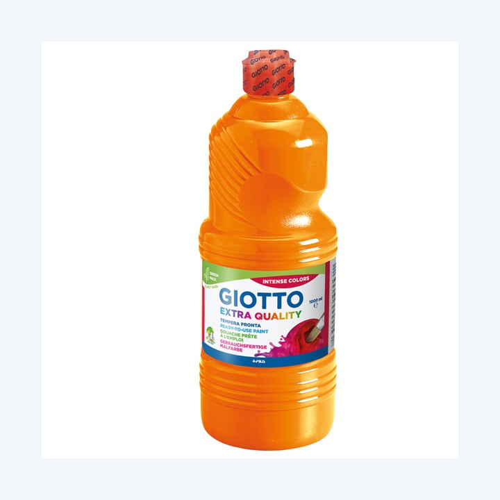 Tempera pronta 1000ml arancione Giotto | Ecotempo