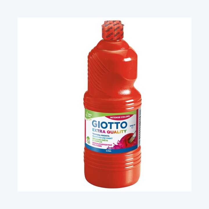 Tempera pronta 1000ml rosso vermiglio Giotto | Ecotempo