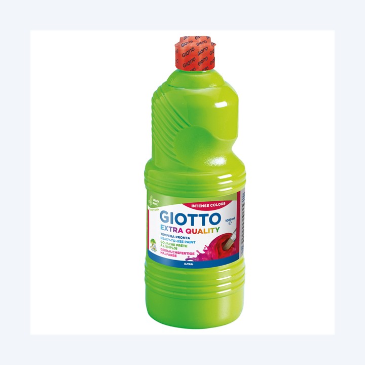 Tempera pronta 1000ml verde chiaro Giotto | Ecotempo