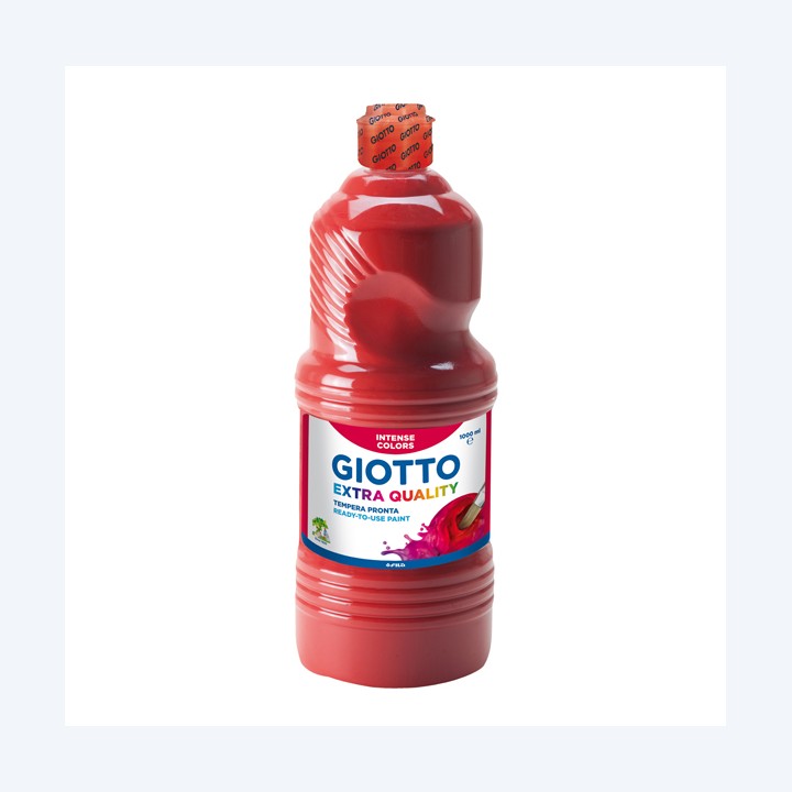 Tempera pronta 1000ml rosso scarlatto Giotto | Ecotempo
