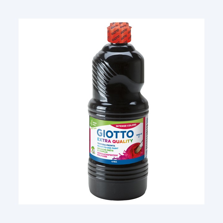 Tempera pronta 1000ml nero Giotto | Ecotempo