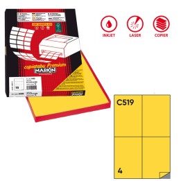Etichette adesive C/519 in carta — 40575 | Ecotempo