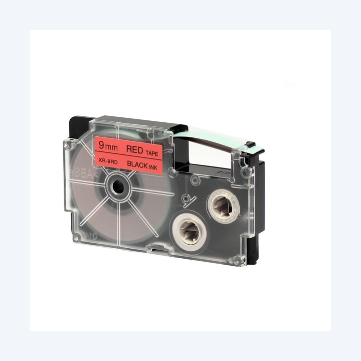 Nastro 9 mm x 8 mt nero/rosso Casio | Ecotempo