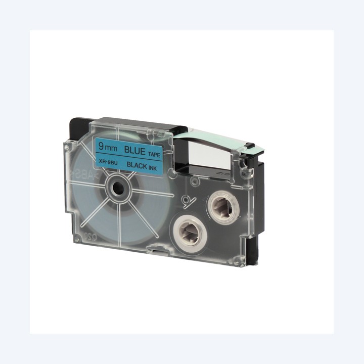 Nastro 9 mm x 8 mt nero/blu Casio | Ecotempo