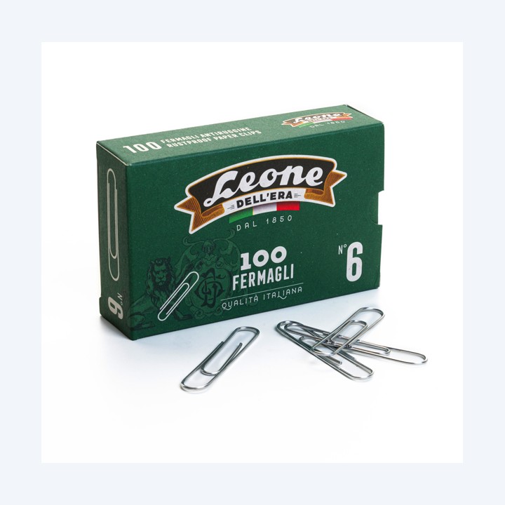 LEONE DELL'ERA Fermagli zincati n. 6 — 44689 | Ecotempo