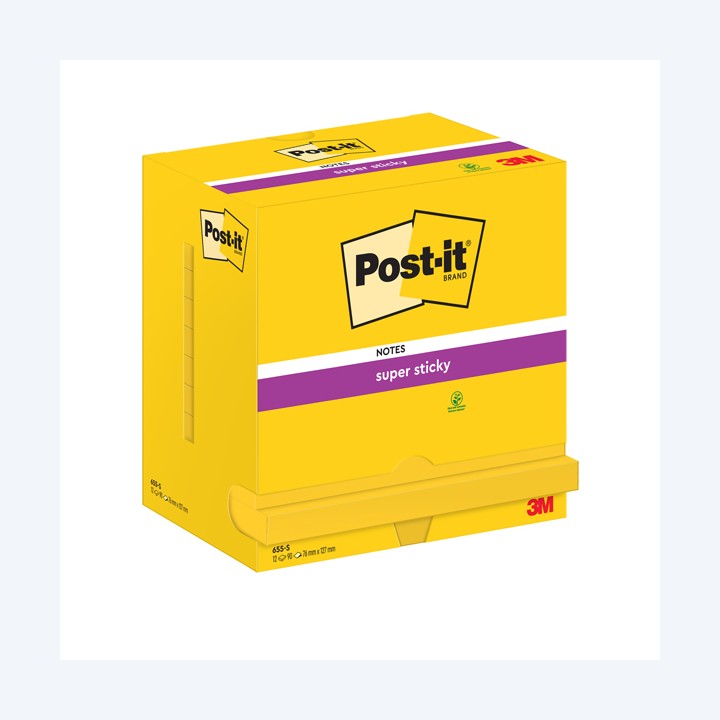 Blocco foglietti Post-it Super Sticky — 45060 | Ecotempo