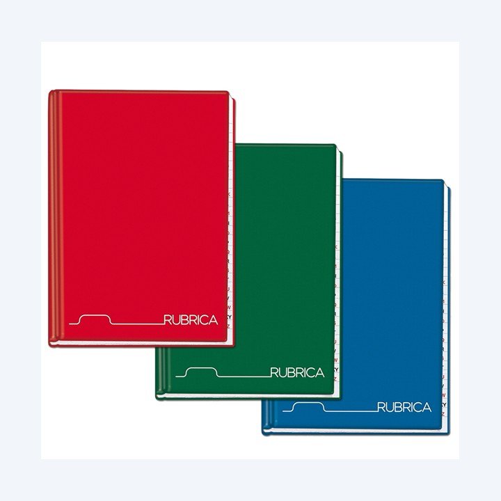 Rubrica cartonato 1 rigo A4 96 fogli Blasetti | Ecotempo