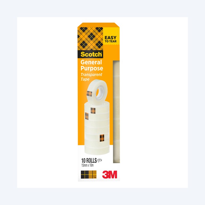 Nastro adesivo 508 15 mm x 10 m PP — 45171 | Ecotempo