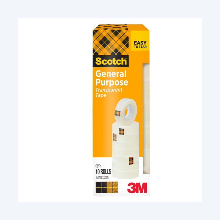 Nastro adesivo 508 15 mm x 33 m PP — 45173 | Ecotempo