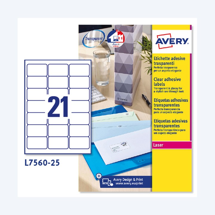 Etichette adesive L7560 in poliestere — 45199 | Ecotempo