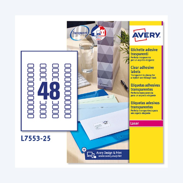 Etichette adesive L7553 in poliestere — 45210 | Ecotempo
