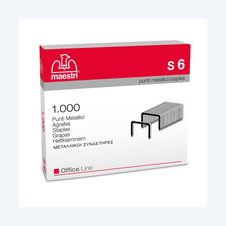 RO-MA Punti S6 23/6 acciaio metallo — 45250 | Ecotempo