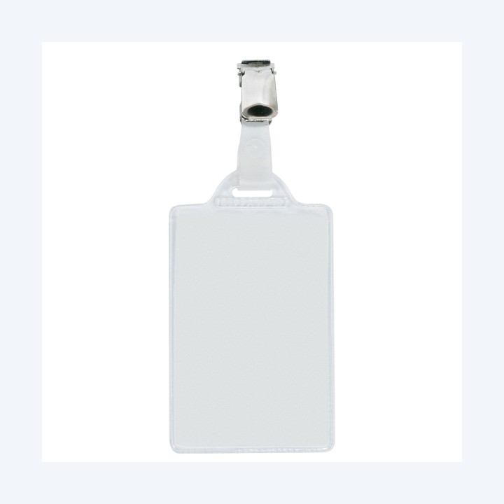 Portanome Pass 1E clip in metallo — 45545 | Ecotempo
