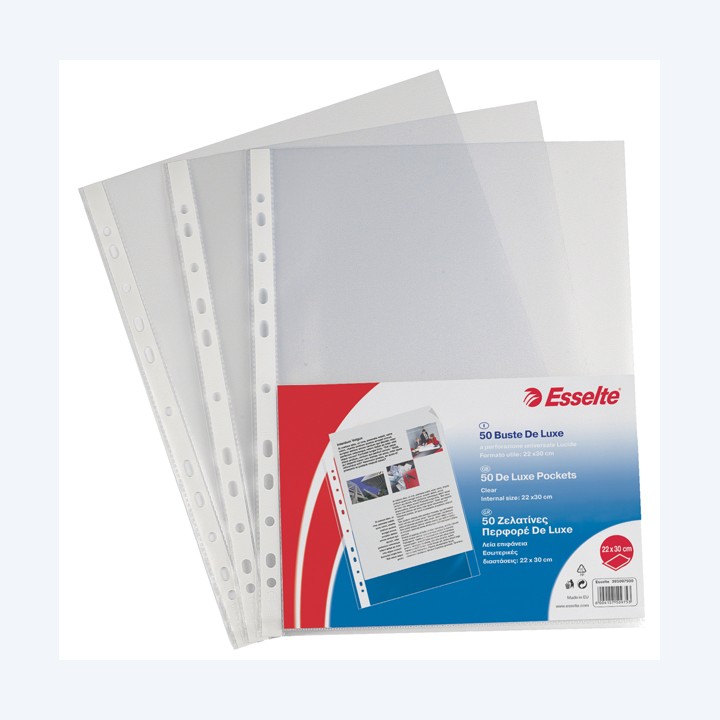 Buste forate CopySafe DeLuxe liscio 22 — 45791 | Ecotempo