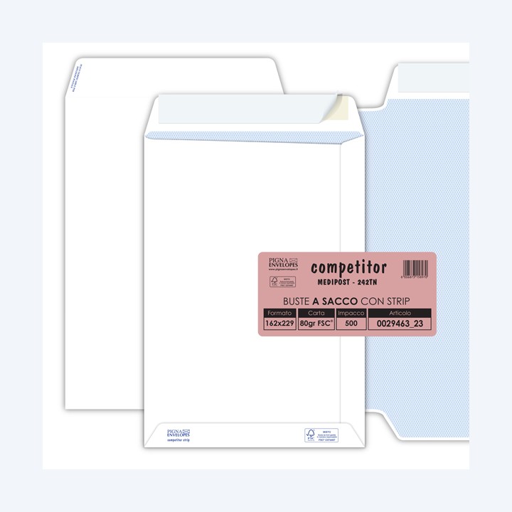 Busta a sacco Competitor FSC strip — 46159 | Ecotempo