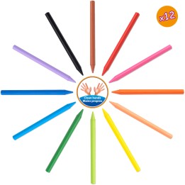BIC KIDS Pastelli Plastidecor plastica — 46454 | Ecotempo