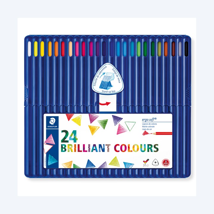 Matite colorate Ergo Soft diametro mina — 46463 | Ecotempo