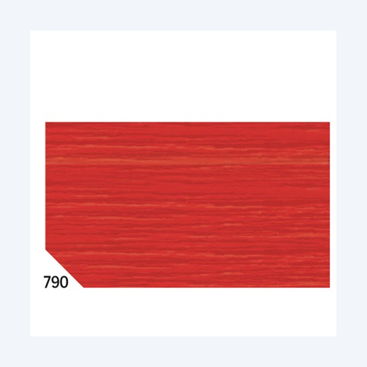 Carta crespa 50 x 250 cm 48 gr rosso — 46553 | Ecotempo