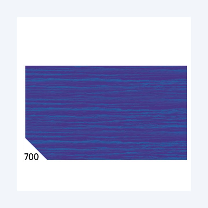 Carta crespa 50 x 250 cm 48 gr blu 700 — 46558 | Ecotempo