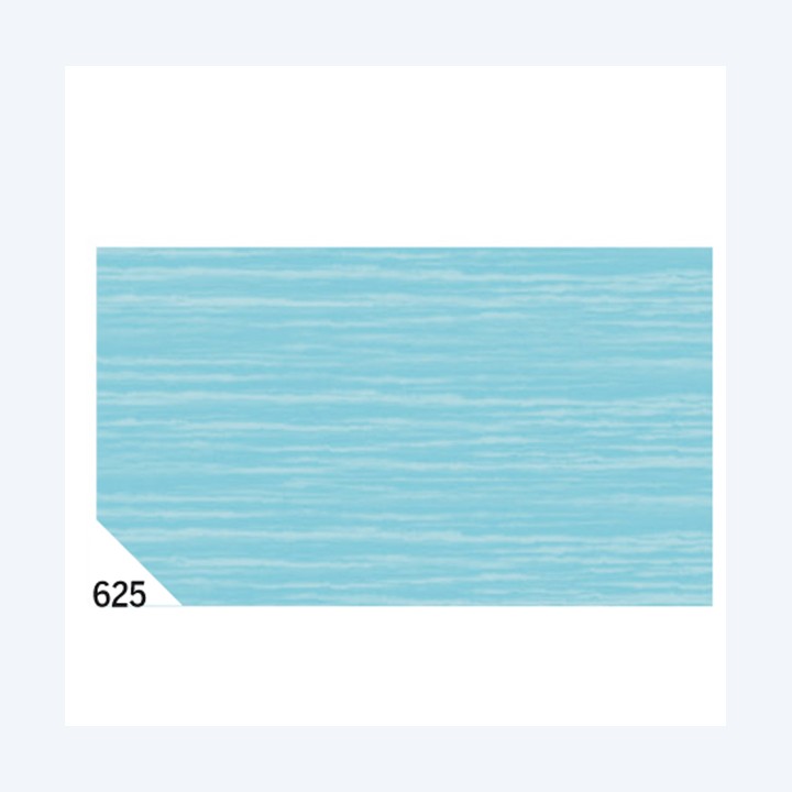 Carta crespa 50 x 250 cm 48 gr azzurro — 46560 | Ecotempo