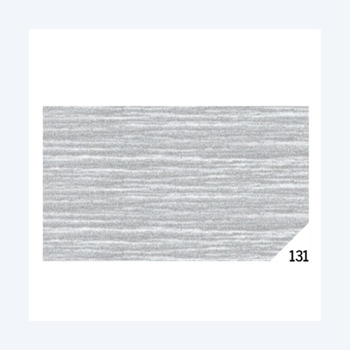 Carta crespa 50 x 150 cm 80 gr argento — 46566 | Ecotempo