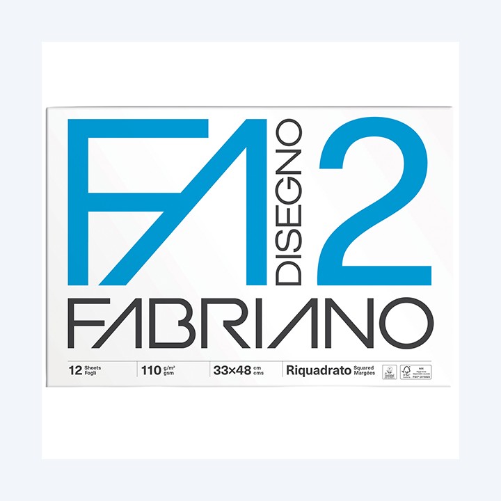 Album F2 33 x 48 cm 12 fogli 110 gr — 47081 | Ecotempo