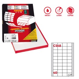 Etichette adesive C/548 in carta — 47159 | Ecotempo