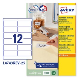 Etichette adesive L4743REV in carta — 47160 | Ecotempo