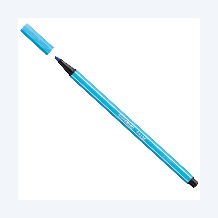 Pennarello Pen 68 azzurro 57 Stabilo | Ecotempo
