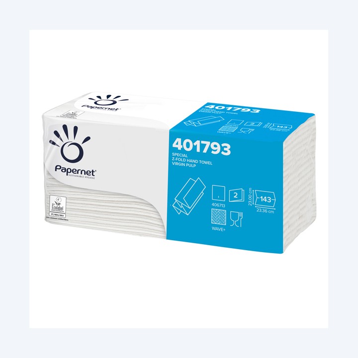 Asciugamani piegati a Z 2 veli 22 gr — 47294 | Ecotempo