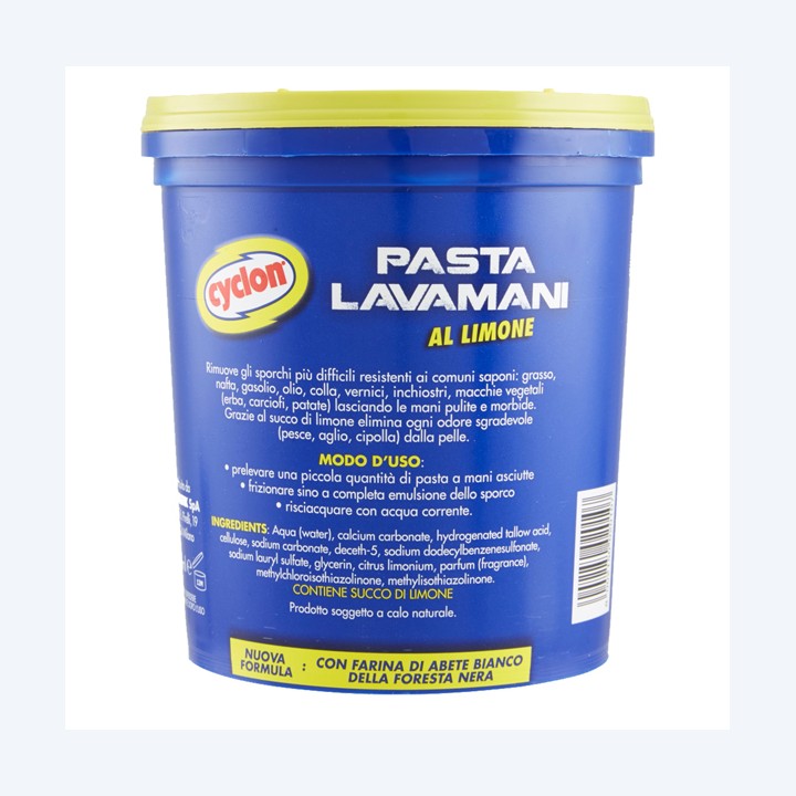 Pasta lavamani al limone Cyclon barattolo da 1 kg | Ecotempo