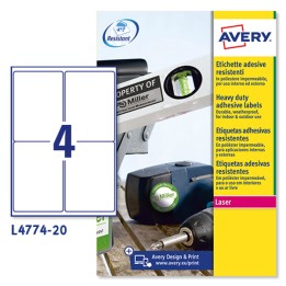 Etichette adesive L4774 in poliestere — 47692 | Ecotempo