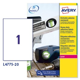Etichette adesive L4775 in poliestere — 47693 | Ecotempo