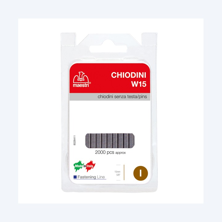 RO-MA Chiodini W15 per fissatrici senza — 47775 | Ecotempo