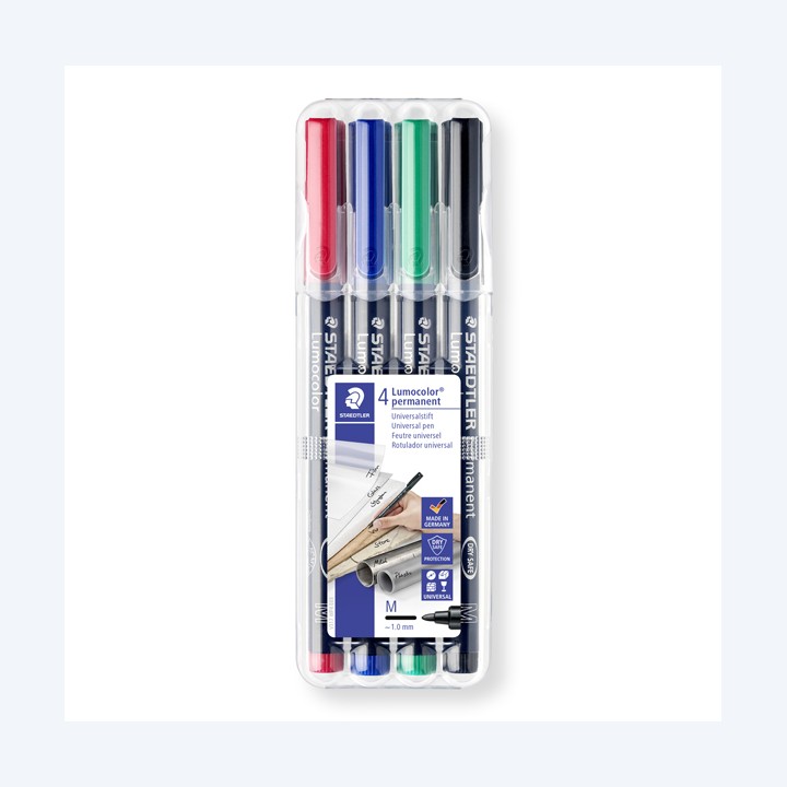 Pennarello Astucci Lumocolor Permanent — 47924 | Ecotempo