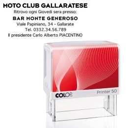 Timbro Printer 50 30 x 69 mm 7 righe — 48003 | Ecotempo