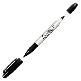 Marcatore Permanente Twin tip doppia — 48179 | Ecotempo
