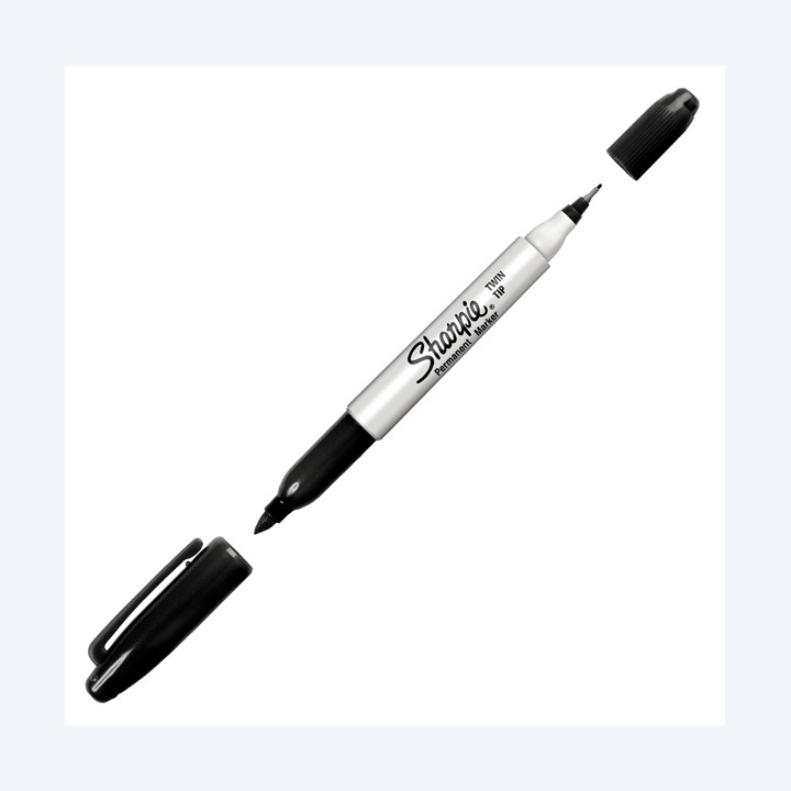 Marcatore Permanente Twin tip doppia — 48179 | Ecotempo