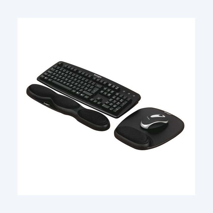Poggiapolsi da tastiera Comfort gel nero Kensington | Ecotempo