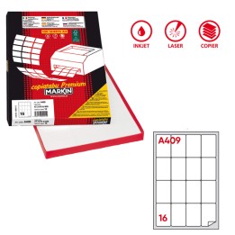 Etichette adesive A/409 in carta — 48473 | Ecotempo