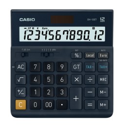 Calcolatrice da tavolo DH-12ET 12 cifre blu Casio | Ecotempo