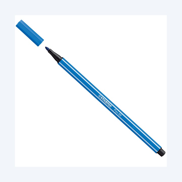 Pennarello Pen 68 blu scuro 41 Stabilo | Ecotempo