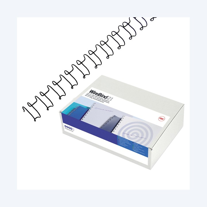 Dorsi spirale IbiWire metallo 21 anelli — 48556 | Ecotempo